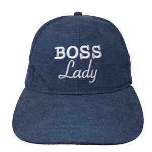 Boss Lady Blue Cap SnapBack OSFM Preowned